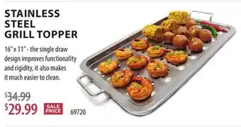 TA Appliances & Barbecues BROIL-KING STAINLESS STEEL GRILL TOPPER offer