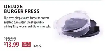 TA Appliances & Barbecues BROIL KING DELUXE BURGER PRESS offer