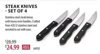 TA Appliances & Barbecues STEAK KNIVES-Stainless offer