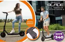 Showcase Gravity Blade All Terrain E-Scooter 10.0 offer