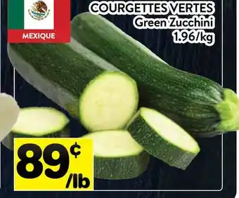 Supermarché PA COURGETTES VERTES | Green Zucchini offer