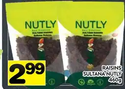 Supermarché PA RAISINS SULTANA NUTLY offer