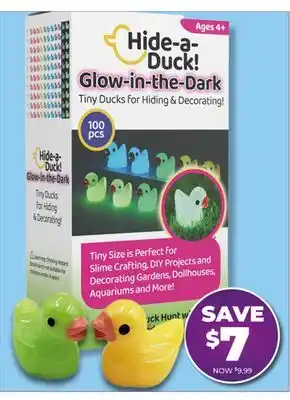 Showcase Hide-A-Duck Glow-In-The-Dark offer