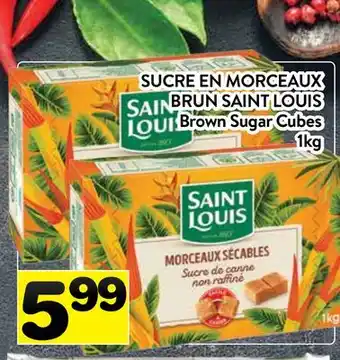 Supermarché PA SUCRE EN MORCEAUX BRUN SAINT LOUIS | Brown Sugar Cubes offer