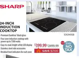 TA Appliances & Barbecues SHARP 24-INCH INDUCTION COOKTOP offer