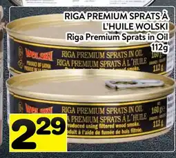 Supermarché PA RIGA PREMIUM SPRATS À L'HUILE WOLSKI | Riga Premium Sprats in Oil offer