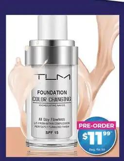 Showcase TLM Foundation Color Changing All Day Flawless offer