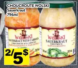 Supermarché PA CHOUCROUTE WOLSKI | Sauerkraut offer