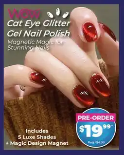 Showcase Wow Cat Eye Glitter Gel Nail Polish offer