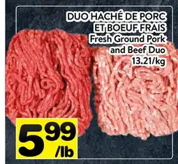 Supermarché PA DUO HACHÉ DE PORC ET BOEUF FRAIS | Fresh Ground Pork and Beef Duo offer