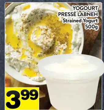 Supermarché PA YOGOURT LABNEH PRESSÉ | Strained Yogurt offer