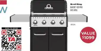 TA Appliances & Barbecues BROIL KING BARON 420 PRO GAS GRILL offer