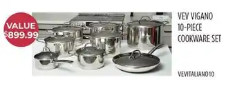 TA Appliances & Barbecues VEV VIGANO 10-PIECE COOKWARE SET offer