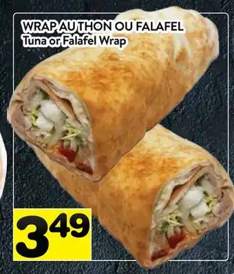 Supermarché PA WRAP AU THON OU FALAFEL | Tuna or Falafel Wrap offer