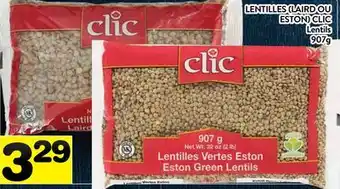 Supermarché PA LENTILLES (LAIRD OU ESTON) CLIC |CLIC Lentils offer