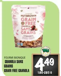 Marches Tau GRANOLA SANS GRAINS FOURMI BIONIQUE offer