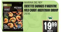 Marches Tau CREVETTES SAUVAGES D'ARGENTINE MARINE DEL REY offer