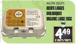 Marches Tau OŒUFS LARGES BIOLOGIQUES NUTRI OEUFS offer