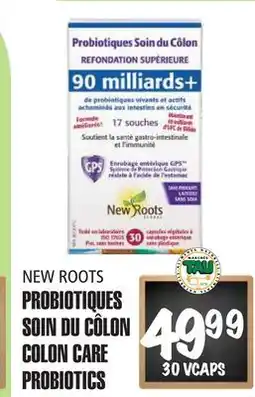 Marches Tau PROBIOTIQUES SOIN DU CÔLON NEW ROOTS offer