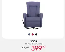 Meubles RD FUSION Rocking Swivel Recliner offer