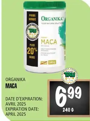 Marches Tau MACA ORGANIKA offer