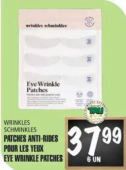 Marches Tau PATCHESANTI-RIDES POUR LES YEUX WRINKLES SCHMINKLES offer