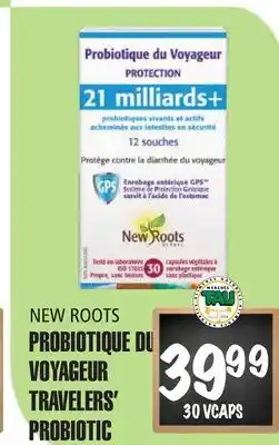 Marches Tau PROBIOTIQUE DU VOYAGEUR NEW ROOTS offer