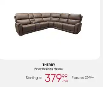 Meubles RD THERRY Power Reclining Modular offer