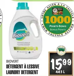 Marches Tau DÉTERGENT À LESSIVE BIOVERT offer