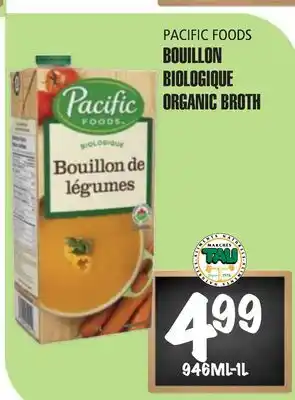 Marches Tau BOUILLON BIOLOGIQUE PACIFIC FOODS offer