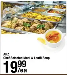 Arz Fine Foods Arz chef selected meal & lentil soup offer