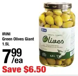 Arz Fine Foods Irini green olives giant offer