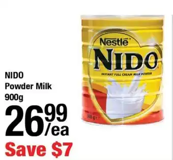 Arz Fine Foods Nido powder milk offer