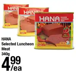 Arz Fine Foods Hana selected luncheon meat offer