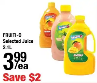 Arz Fine Foods Fruiti-o selected juice offer