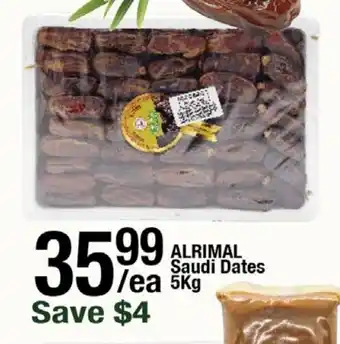 Arz Fine Foods Alrimal saudi dates offer