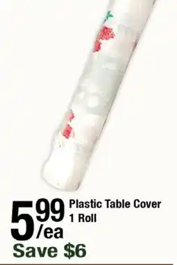 Arz Fine Foods Plastic Table Cover 1 roll offer