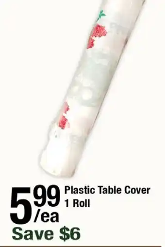 Arz Fine Foods Plastic Table Cover 1 roll offer