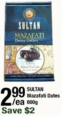 Arz Fine Foods Sultan mazafati dates offer