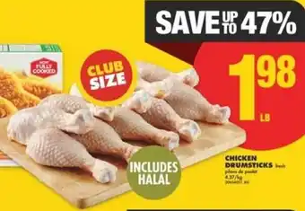 No Frills Chicken drumsticks offer