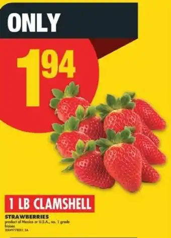 No Frills Strawberries offer