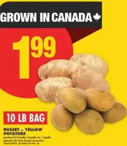 No Frills Russet or yellow potatoes offer