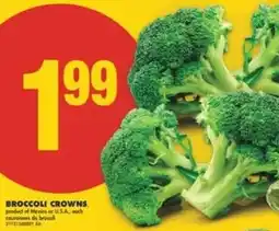 No Frills Broccoli crowns offer