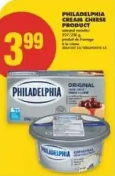 No Frills Philadelphia cream cheese product offer