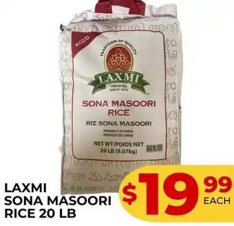 Iqbal Foods Laxmi sona masoori rice offer