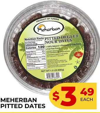 Iqbal Foods Meherban pitted dates offer