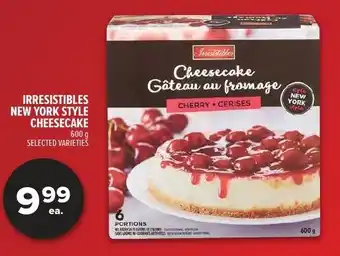 Metro Irresistibles new york style cheesecake offer