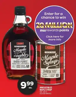 Metro Irresistibles maple syrup offer