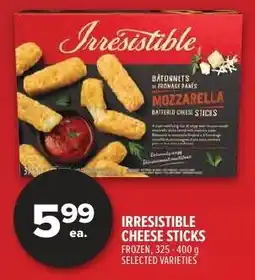 Metro Irresistible cheese sticks offer