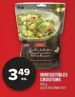 Metro Irresistibles croutons offer